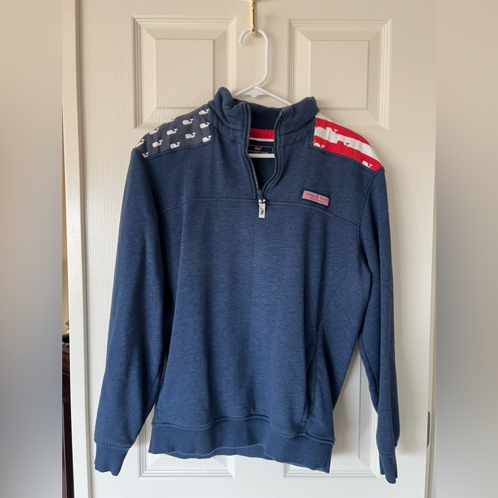 vineyard vines america quarter (1/4) zip - small